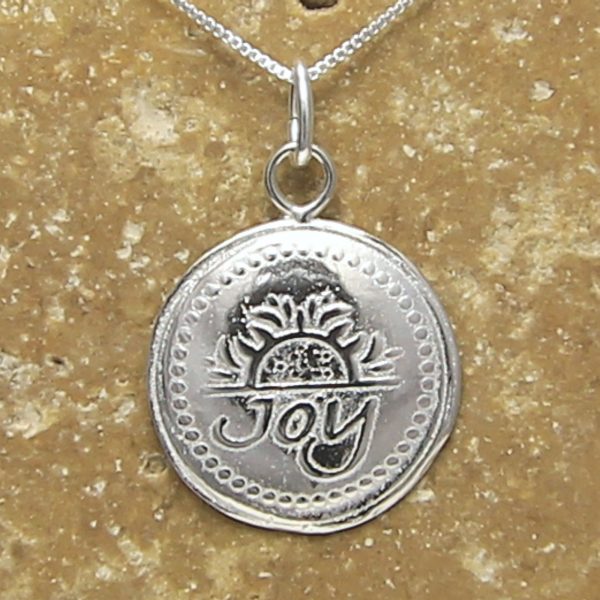 Joy Comes in the Morning Necklace Sterling Silver