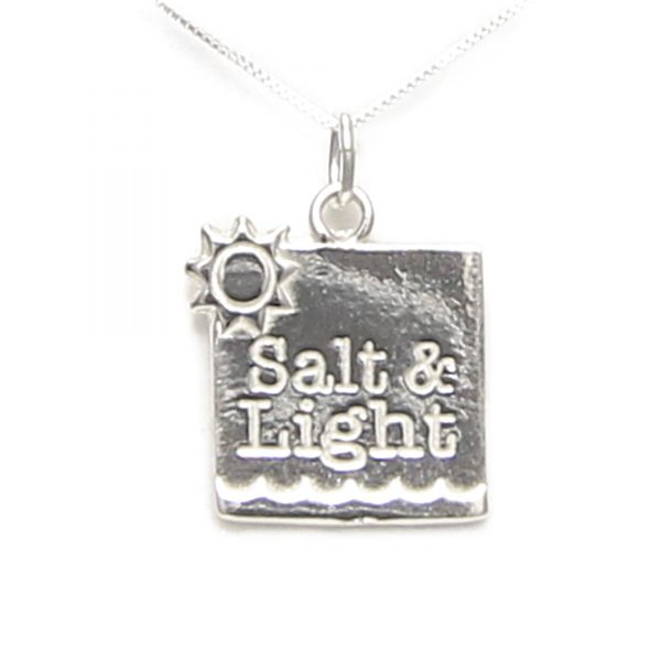 Salt and Light Necklace Sterling Silver