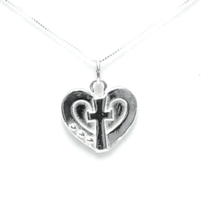 Truly Loved Cross and Heart Necklace