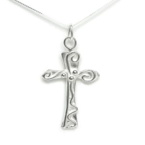 Walk to Emmaus Cross Necklace Sterling Silver