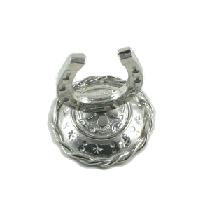 Horseshoe Ring Holder handcrafted in Pewter
