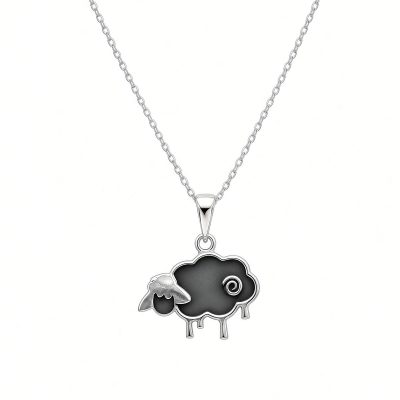 Black Sheep Necklace Sterling Silver