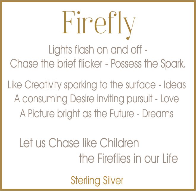 Sterling Silver Firefly with Bead