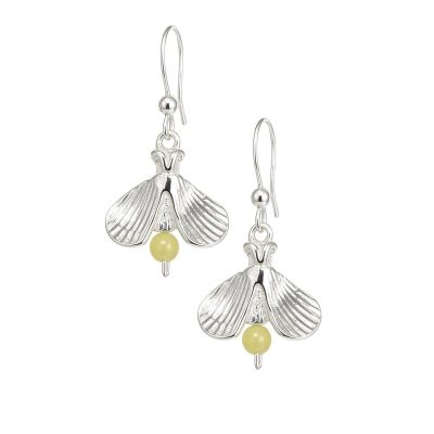 Sterling Silver Firefly Necklace with Bead