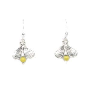 Firefly Lightning Bug Earrings Sterling Silver