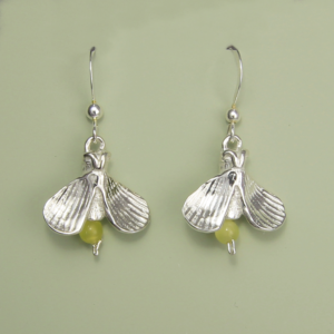 Firefly Lightning Bug Earrings Sterling Silver