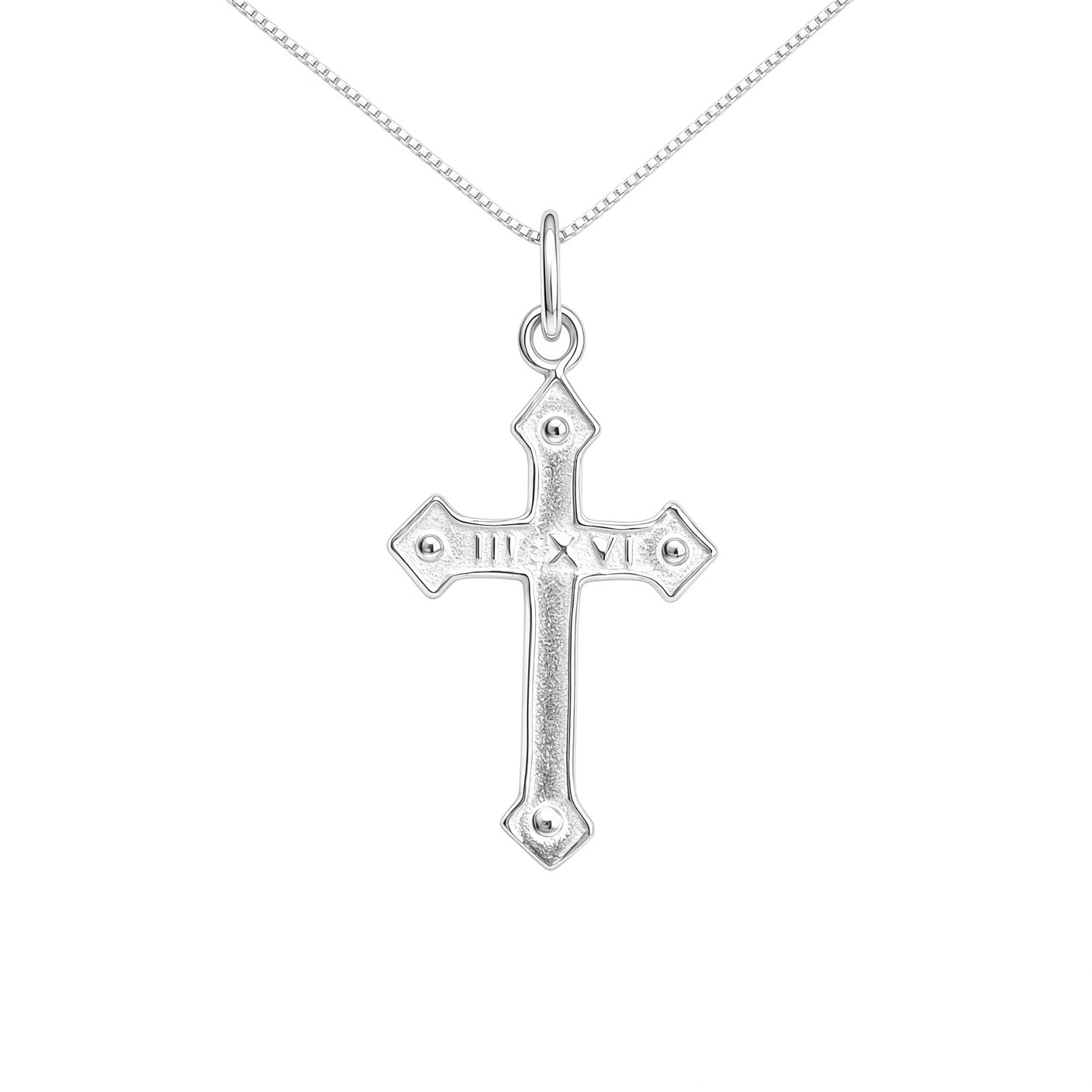 John 3:16 Cross necklace - Sterling Silver