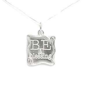 Be A Blessing Necklace Sterling Silver