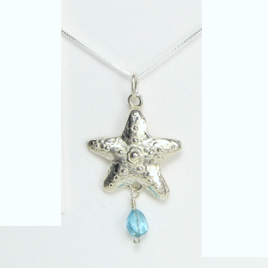 Silver Starfish Necklace by Lucina K.