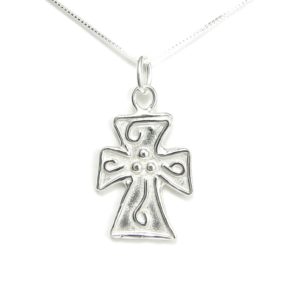 Filled with the Spirit Cross Necklace Sterling Silver