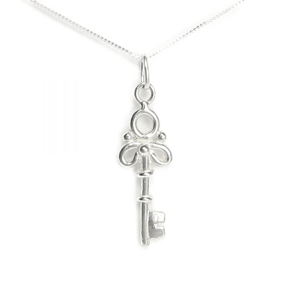 Small Key to the Kingdom Necklace Sterling Silver
