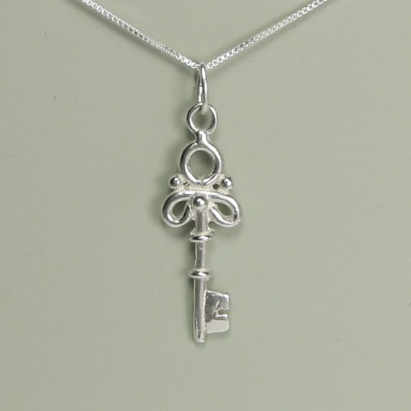 Small Key to the Kingdom Necklace Sterling Silver