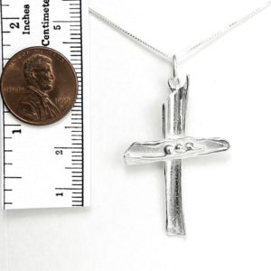 Trinity Cross Necklace Sterling Silver