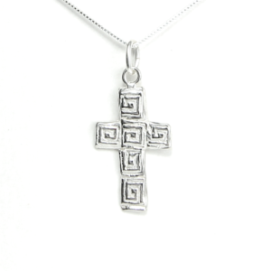 Mosaic Cross Necklace