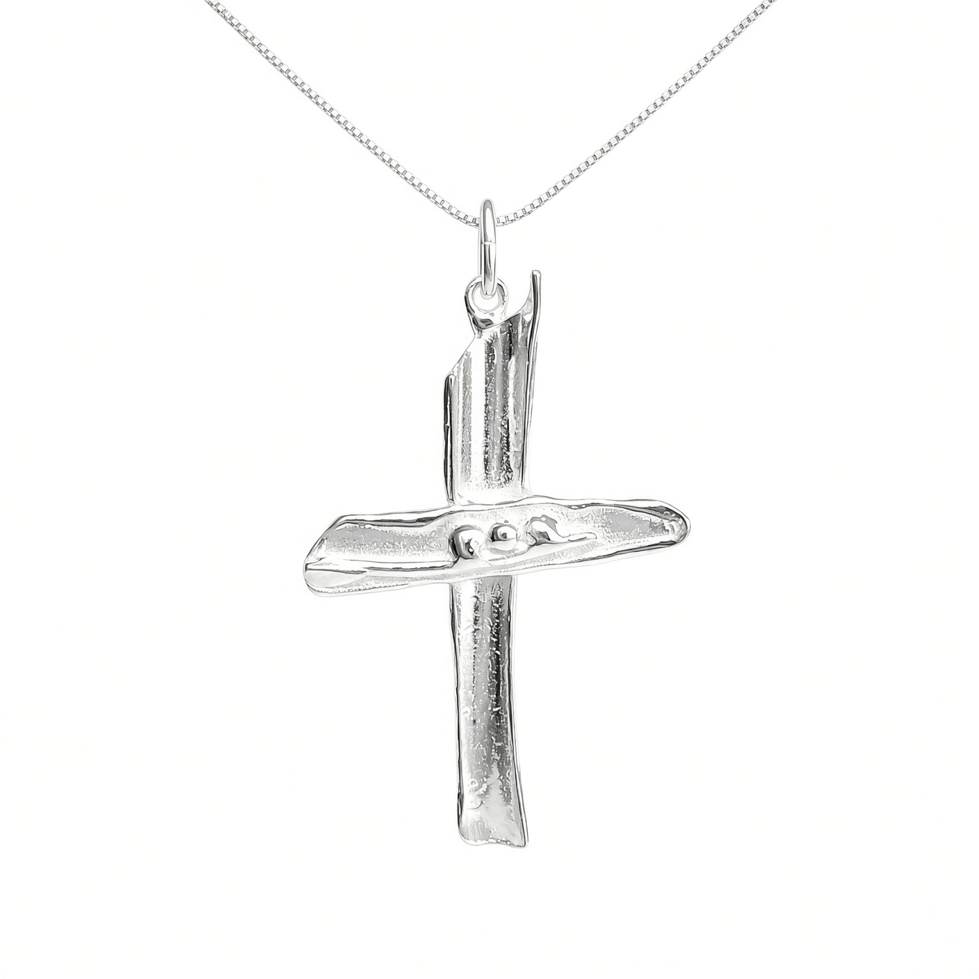 Trinity Cross necklace in Sterling Silver