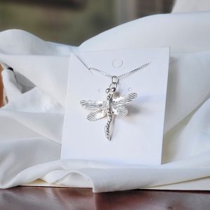 Sterling Silver Dragonfly Necklace
