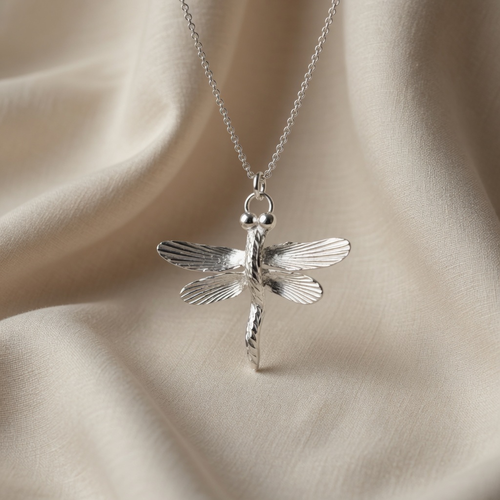 Sterling Silver Dragonfly Necklace