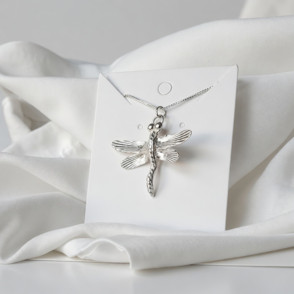 Sterling Silver Dragonfly Necklace