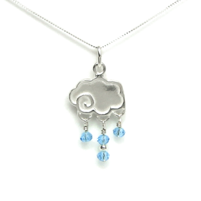 Singing in the Rain Necklace Sterling Silver