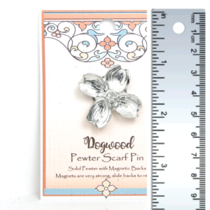 Dogwood Magnetic Scarf Pin