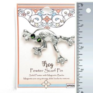 Frog Magnetic Scarf Pin