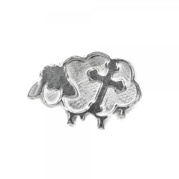 Found Sheep Magnetic Scarf Pin - Handcrafted Pewter by Lucina K.