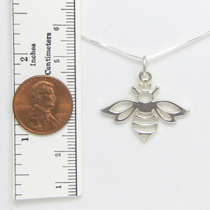 Queen Bee Necklace Sterling Silver - Lucina K.