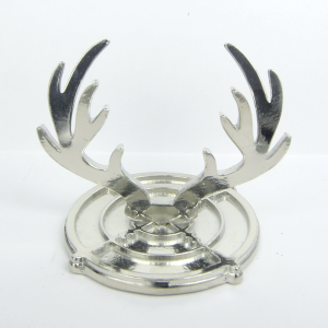 Antlers and Scope Ring Holder Pewter