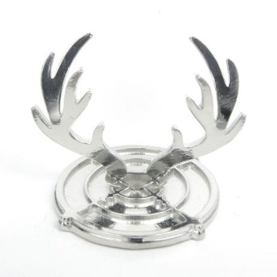 Antlers and Scope Ring Holder Pewter