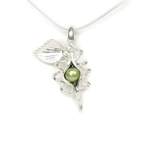 1 Pearl Peas in Your Pod Necklace - Green Pearl