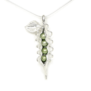 4 Pearl How Many Peas in Your Pod Necklace