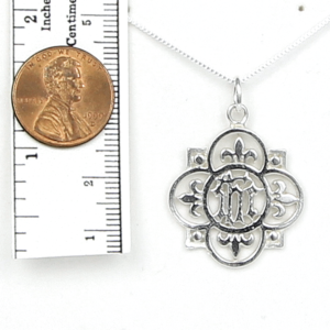 Christogram IHC Cross Necklace