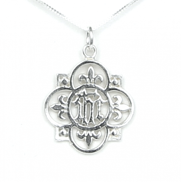 Christogram IHC Cross Necklace