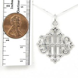 Christogram IHS Cross Necklace