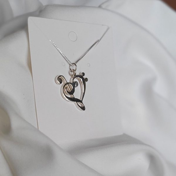 Heart of Music Sterling Silver Necklace - Image 3