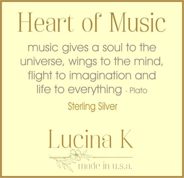 Heart of Music Sterling Silver Necklace - Image 5