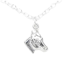 Pewter Horse Necklace