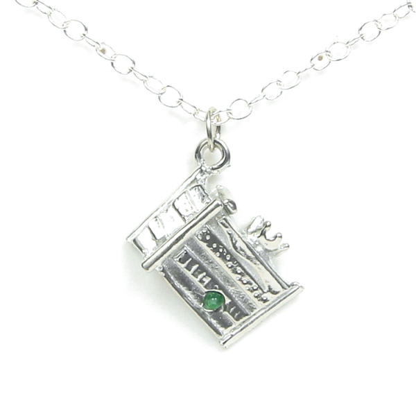 Once Upon A Mattress inspired Princess and the Pea Necklace Pewter