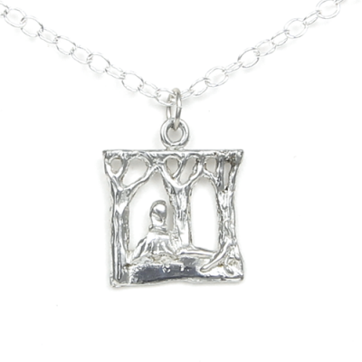 Into The Woods inspired Necklace Pewter