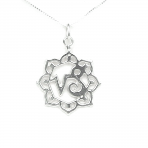 Capricorn Zodiac Sterling Silver Necklace