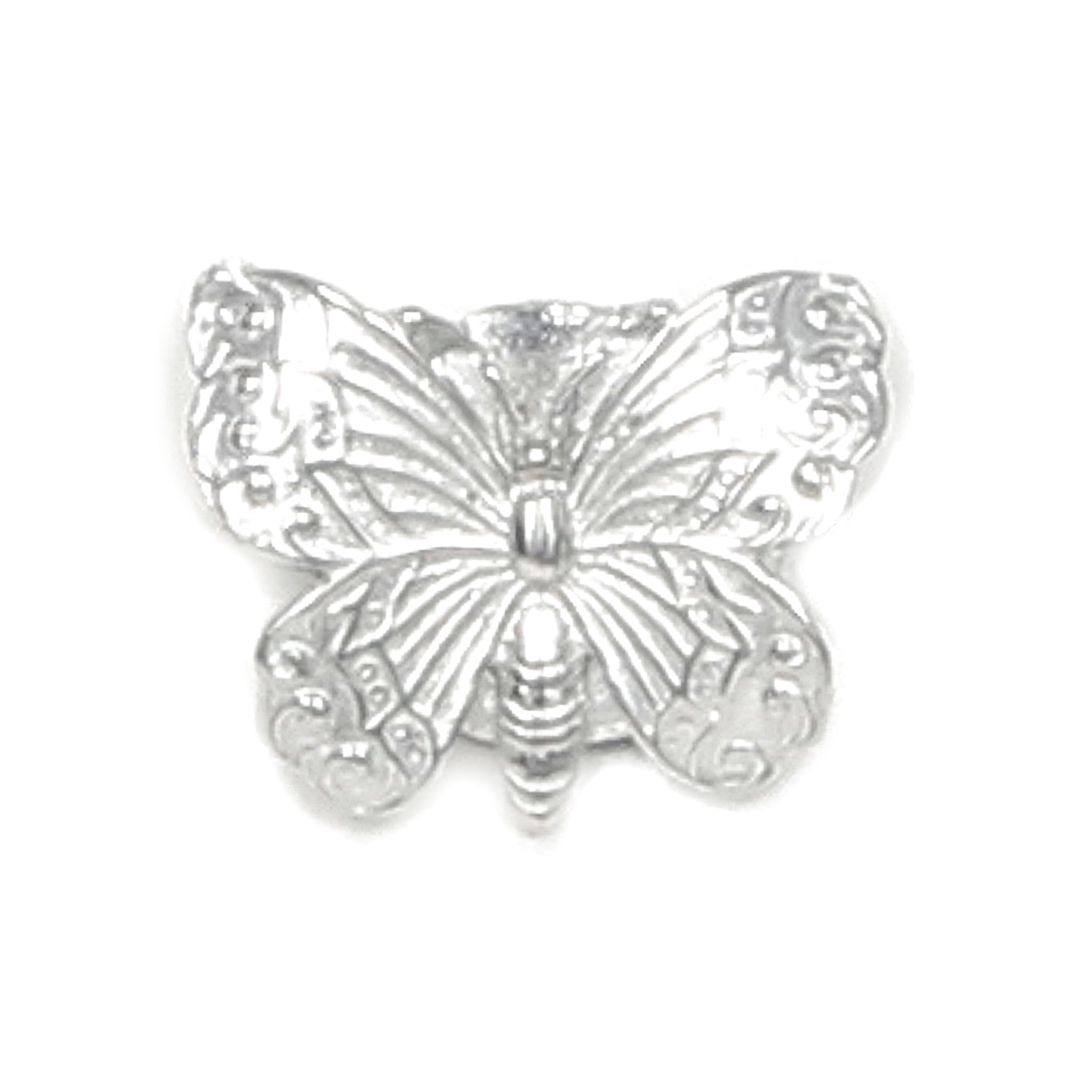 Pewter Butterfly Butterfly Design Pewter Pin with Magnetic Back-Made in USA. Gift packaged by Lucina K