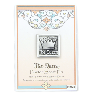 The Queen Pin Square Pewter Magnetic
