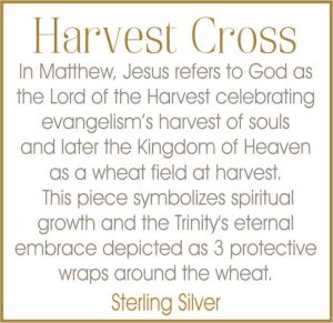 Harvest Cross Necklace Sterling Silver