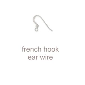 Sterling Silver French Hook Ear Wire
