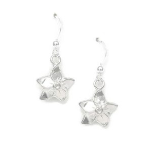 Forget-me-not Earrings Sterling Silver by Lucina K.