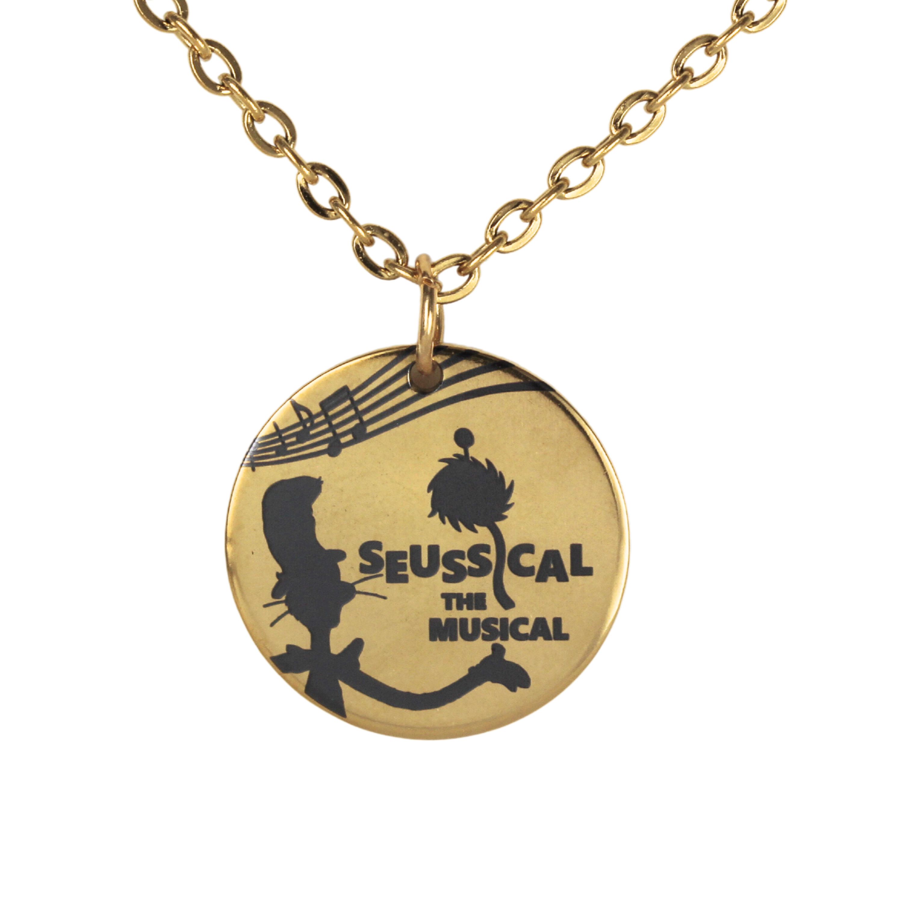 Seussical the Musical inspired necklace with virtual engraving