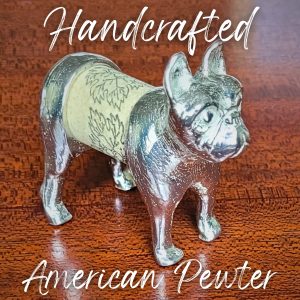 French Bulldog Figuring with removable Wine Cork Made in USA