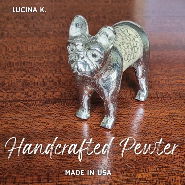 French Bulldog Figuring with removable Wine Cork Made in USA