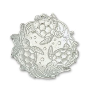Sea Turtle Jewelry Tray Ring Dish - Fine Pewter Made in USA