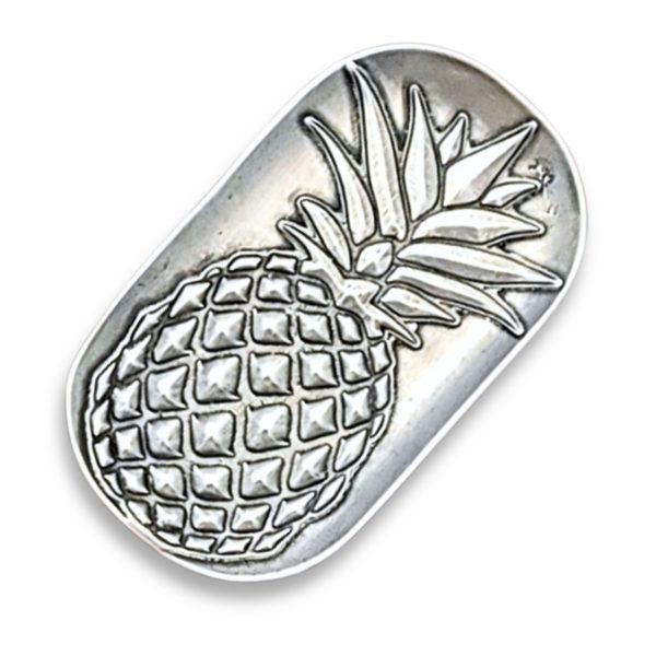 Pineapple Jewelry Tray Ring Dish - Solid Fine Pewter Made in USA